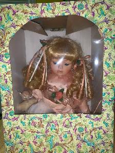 Vintage Porcelain Doll For Sale