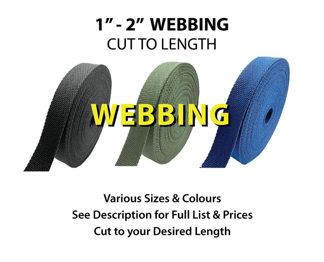 Webbing for Sale - Various Sizes