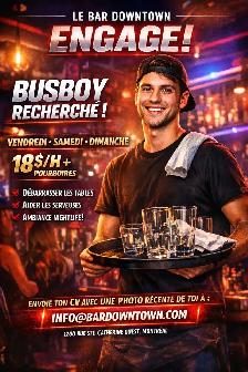 Busboy recherché
