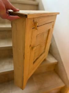 yellow wood country cabinet - Photo 2