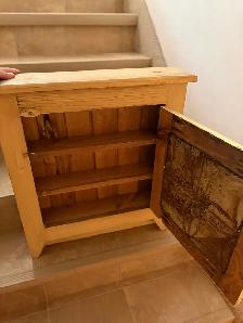 yellow wood country cabinet - Photo 3