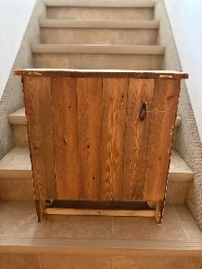 yellow wood country cabinet - Photo 4