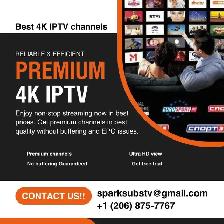 High quality IPTV channels with 4K quality