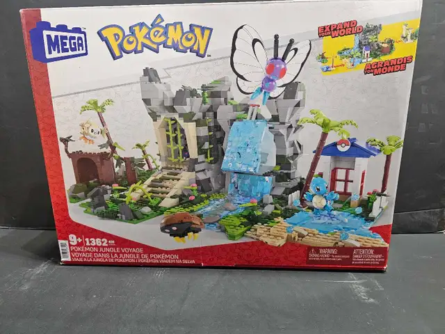 Pokemon Jungle Voyage Megablocks Playset NEW