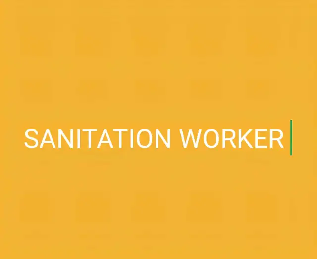 Sanitation Worker in Oakville