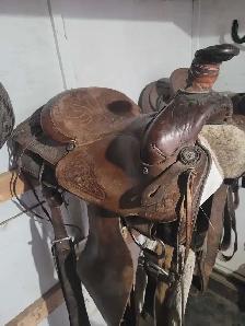 emore 280 series roping saddle!