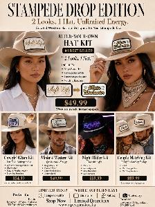 Calgary Stampede "Drop Edition" Hat Kits – Build Your Own Look