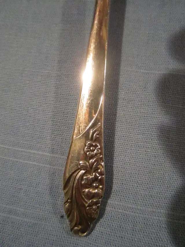 #12-49K   EVENING STAR silverware set for 8