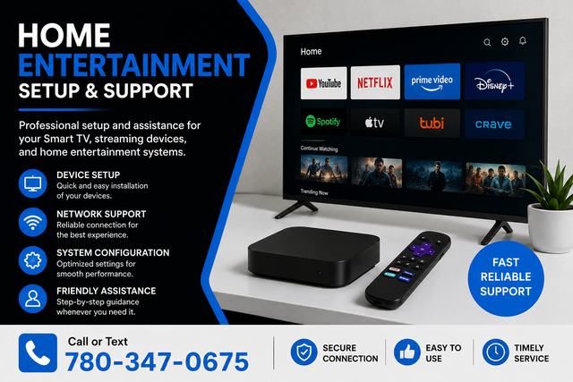 Home Entertainment Setup and Support Services