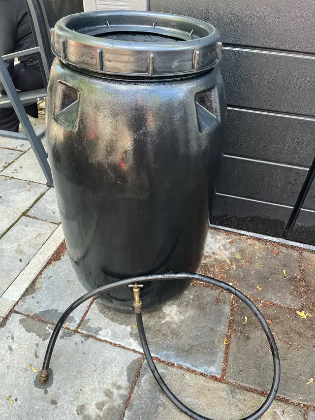 baril collecteur d’eau de pluie