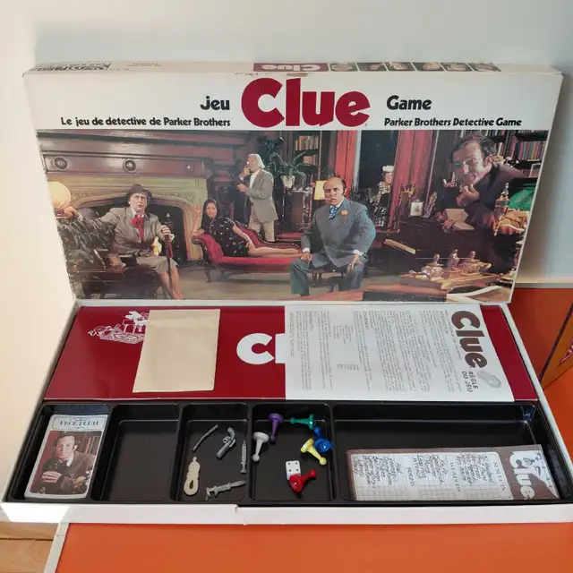 Jeu de société Clue vintage