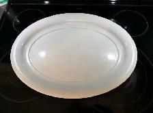 3 Large Plastic White Party Tray (Total 3) - Photo 3