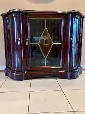 Elegant Entryway Display Cabinet with Matching Mirror - Photo 2