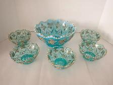 Vintage Glass Berry Bowls