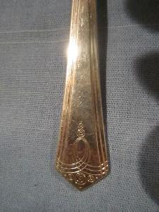 #2-12B   AURORA silverware set for 8