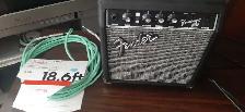 FENDER ELECTRIC GUITAR with AMP & CORD   $500 - Photo 5