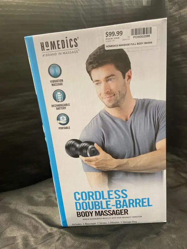 Homedics Double-Barrel Massager
