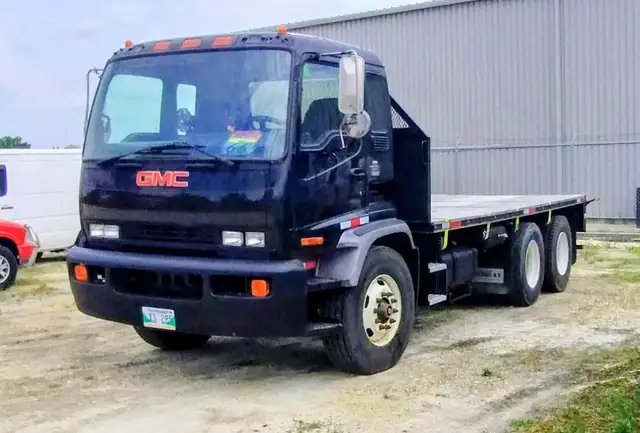 Flatbed truck