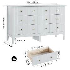 Brand New 6- drawer Dresser Cabinet Special Selling at $199 - Photo 3