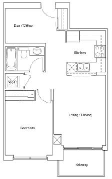 Spacious 1 1 Bedroom Plus Den Condo, by Islington subway - Photo 11