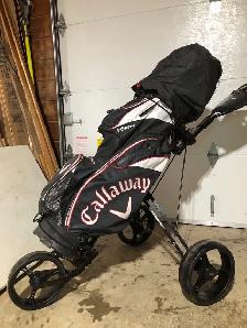 Callaway Golf Set With Cart - Photo 9