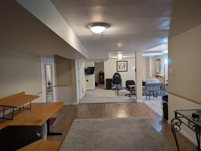 Large 1 bed room basement , private entrance