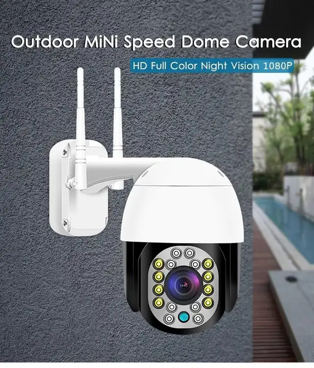 Wireless Outdoor Indoor PTZ Camera