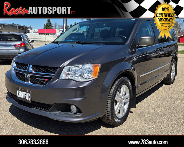 CERTIFIED 2016 GRAND CARAVAN V6 CREW  LEATHER   MORE! - YORKTON