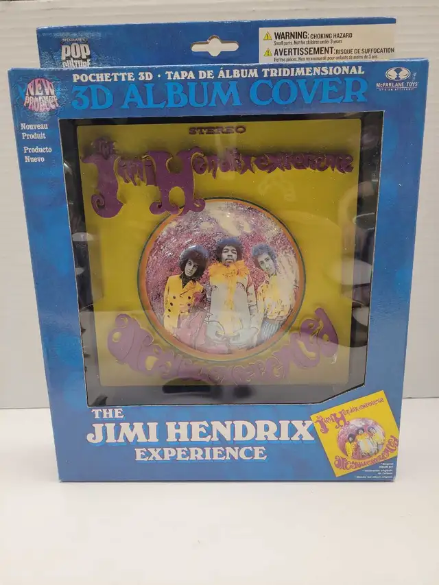 Jimi Hendrix 3D Album Cover