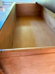 Mid Century Wood Tall Boy Dresser - Photo 8