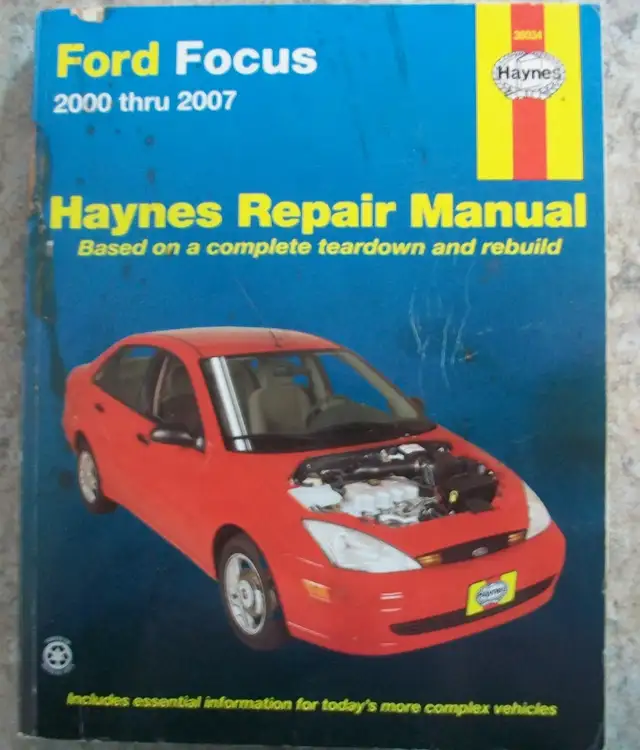 FORD FOCUS 2000 thru 2007 REPAIR MANUAL