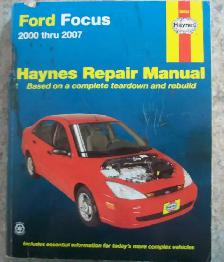 FORD FOCUS 2000 thru 2007 REPAIR MANUAL