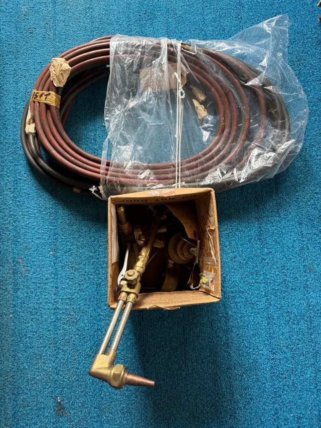 15’ Air Compressor Hose - Valves -Gauges