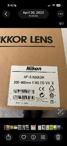 Nikon 200-400 mm F4 ED-VR II - Photo 3
