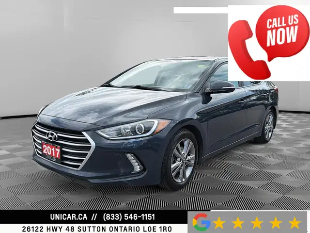 2017 Hyundai Elantra GL Low Kms Backup Cam Blind Spot Bluetooth