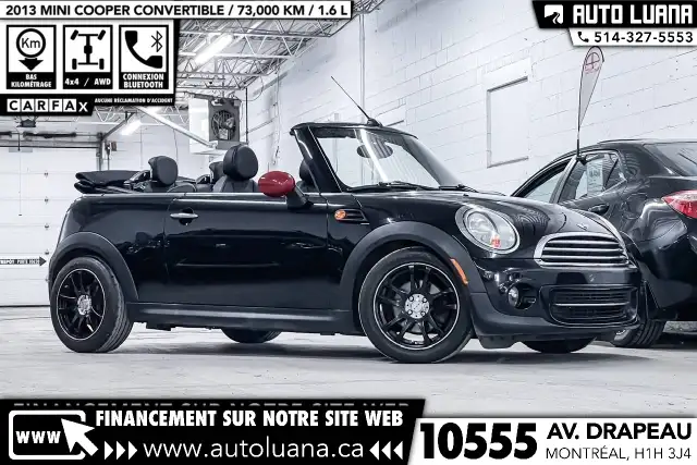 2013 MINI Cooper Convertible Convertible BLUETOOTH/MAGS/CUIR/CRU