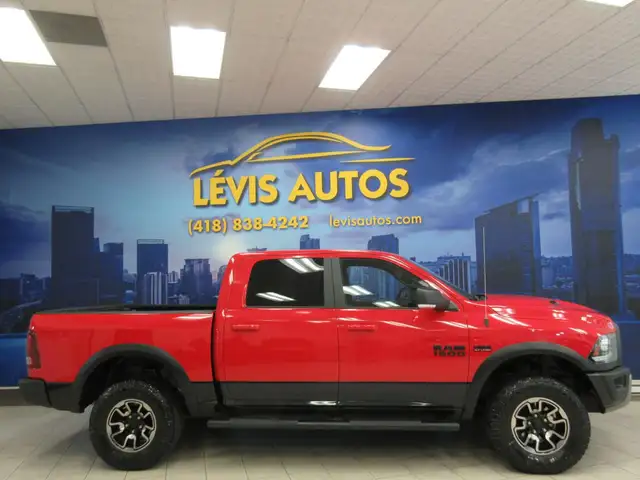 RAM 1500 2018 REBEL CREW-CAB BOITE 5'7' 4X4 V8 5.7L HEMI TOUT EQ