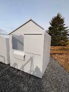 Conteneur Déchet ou Recyclage, ECO, 8 verges 2  portes latérales