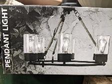 outdoor solar chandelier