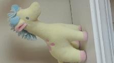 BÉBÉGIRAFFE NEUFDOUX JAUNE ROSE BLANC 7'HAU HOCHET INTERNE $5.00 - Photo 2