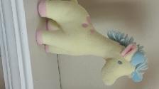 BÉBÉGIRAFFE NEUFDOUX JAUNE ROSE BLANC 7'HAU HOCHET INTERNE $5.00 - Photo 3