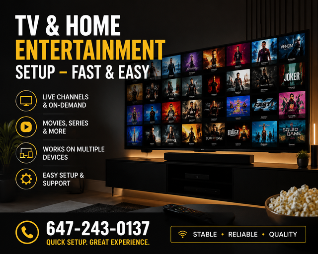 ALL IN ONE SOLUTION OF HOME ENTERTAINMENT HERE