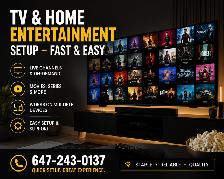 ALL IN ONE SOLUTION OF HOME ENTERTAINMENT HERE