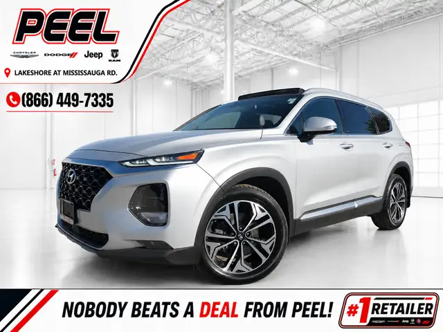 2019 Hyundai Santa Fe 2.0T Ultimate | Vented Leather | Panoroof