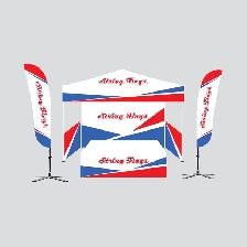 Custom Printed Promo Feather Flags Pop up Tents