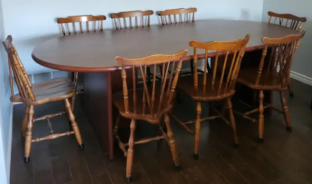 Dining table and chairs