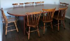 Dining table and chairs