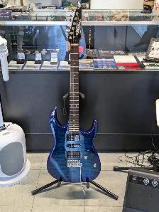 Ibanez GIO GRX70QA Transparent Blue Burst (#3033)