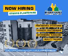 NOW HIRING - Stucco Plasterer