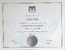 Male  certified massage therapist